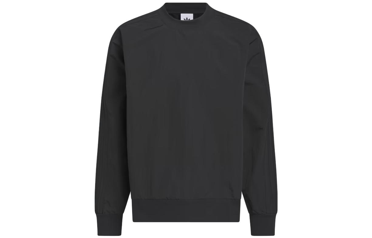 Adidas Originals Sweatshirts Unisex Black Crew Neck Moderate IJ0990 M
