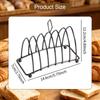 6-Slice Rack, Decoration, Serving, Cooling Station, Storage Home Use Stand
