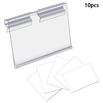 10 Adet Plastik Tabela Etiket Tutucu Tel Raf Perakende Fiyat Etiketi Etiket Tutucu Standı