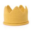 Cappello a Corona Lavorato a Maglia per Festa Bambino Cappello a Corona Fascia Lavorata a Maglia Cappello a Cilindro Copricapo Traspirante Berretto per Neonato Copricapo Carino Stile 1 Giallo