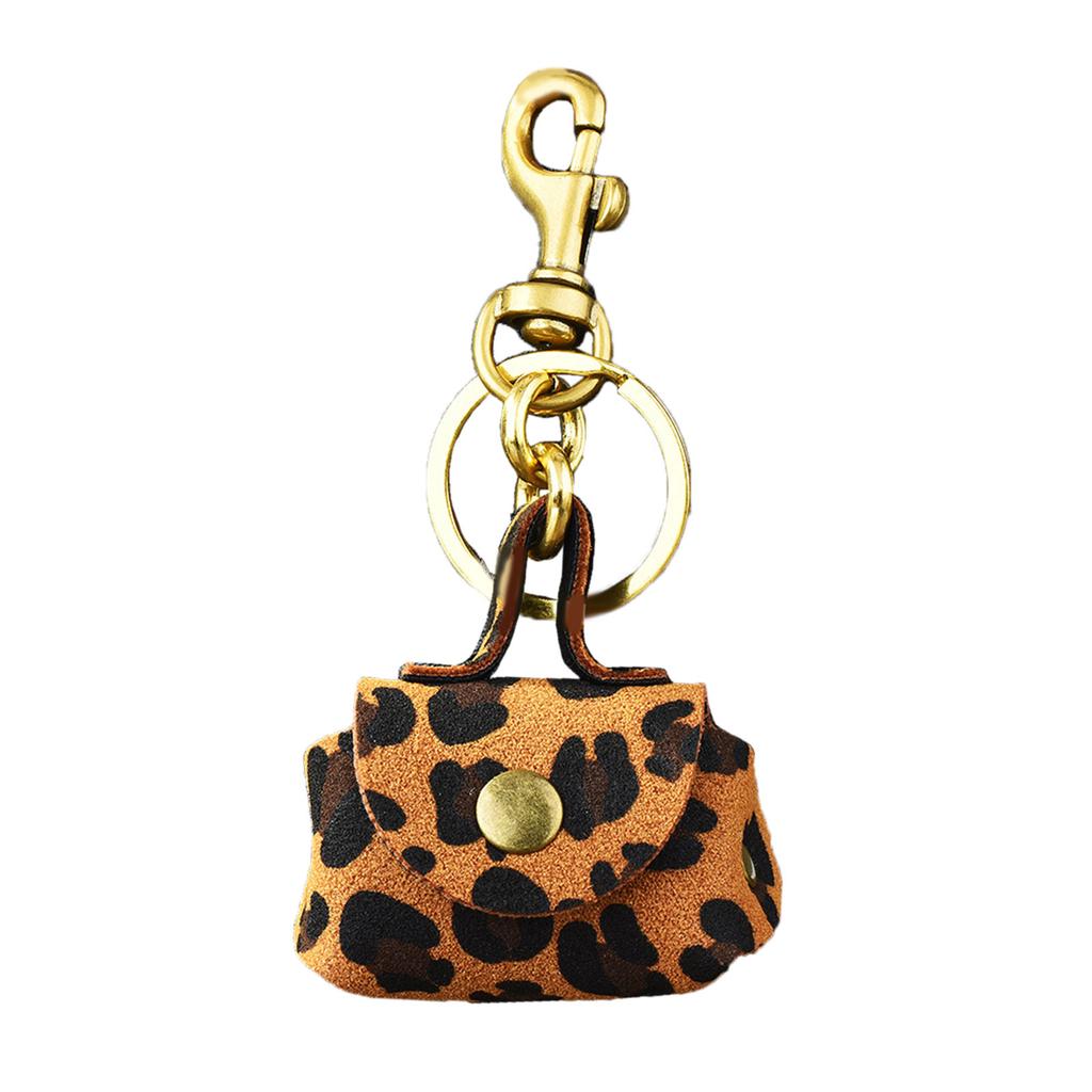 Portable Coin Holder And Keychain Combo Crafted From Premium PU Leather Ideal For Students Commuters And Travelers