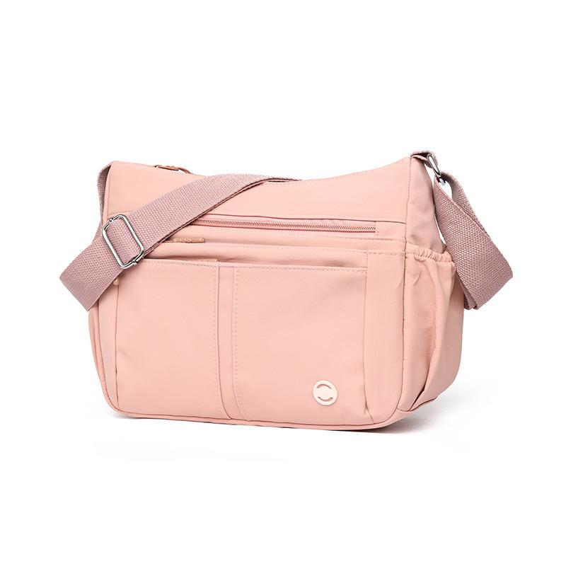 Solid Color Commuter Women's Bag Large Capacity Shoulder Crossbody Bag Multi-compartment Mobile Phone Bag
