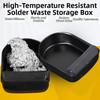 1pc Solder Dross Box High-Temperature Soldering Iron Tip Cleaner & Anti-Static Solder Waste Disposal Box For Soldering Tip Clean