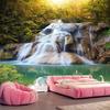 3d Wall Mural Mountain Stream Waterfall Scenery 3d Wall Paper Home Decor For Study Room Bedroom Wallpaper
