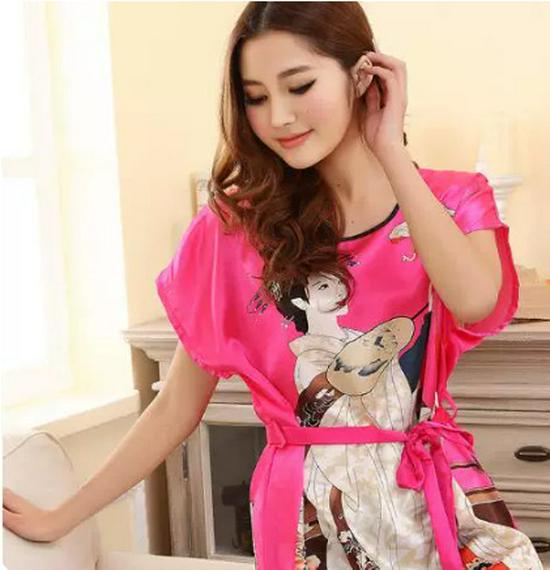 Special Offer: Silk Tang Suit Qipao Pajamas Bathrobe