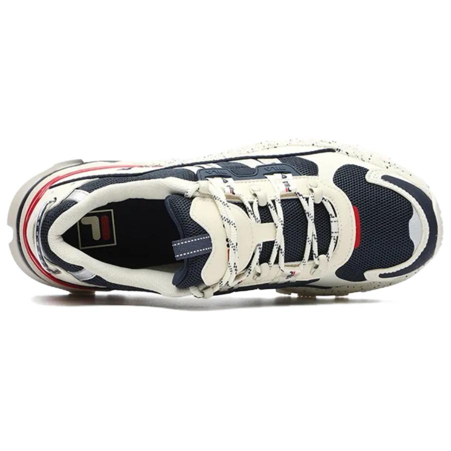 FILA Trek Starry Sky Comfortable Versatile Durable Lightweight Low-Top Dad Shoes Women sneaker White Blue F52W434155FWD