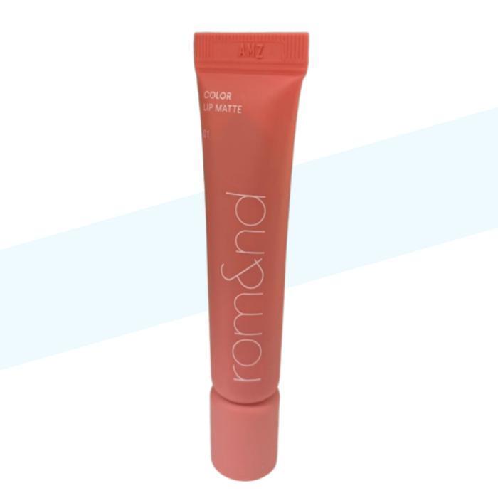 Rom&nd Color Lip Matte 01 Peach Puff 8 г x 2 Легкое нанесение, высокая пигментация, стойкость (37541454)