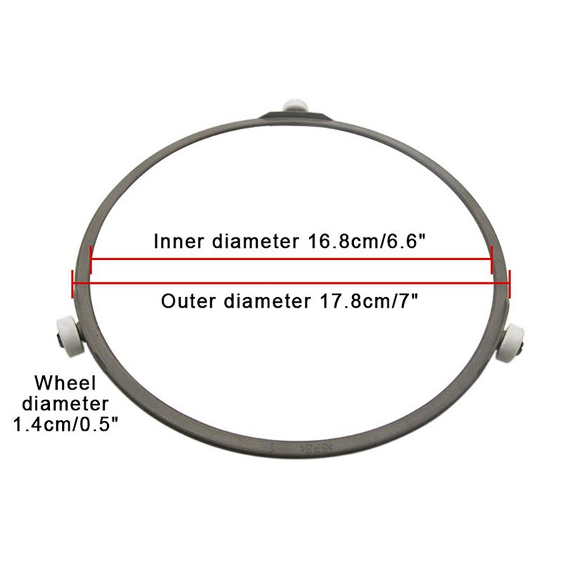 Replacement 3 Arms Microwave Oven Turntable Plate Holer Rack Glass Roller Guide For Microwave Parts Flat Glass Plate