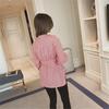 Autumn Korean Ulzzang Womens Plus Size V-Neck Tops and Blouses Ladies Casual Oversized Long Sleeve Striped Shirts Blusas Mujer