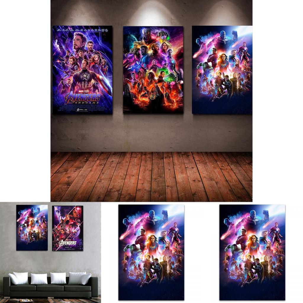 Nadčasový plakát Avengers Endgame Infinity War 24x36 hedvábná látka