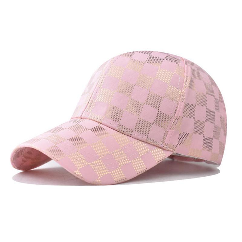 Gorra de Béisbol a Cuadros Estilo Coreano Primavera Verano Sombrero para el Sol para Deportes al Aire Libre Protección Solar Casual Gorra Versátil de Pico de Pato