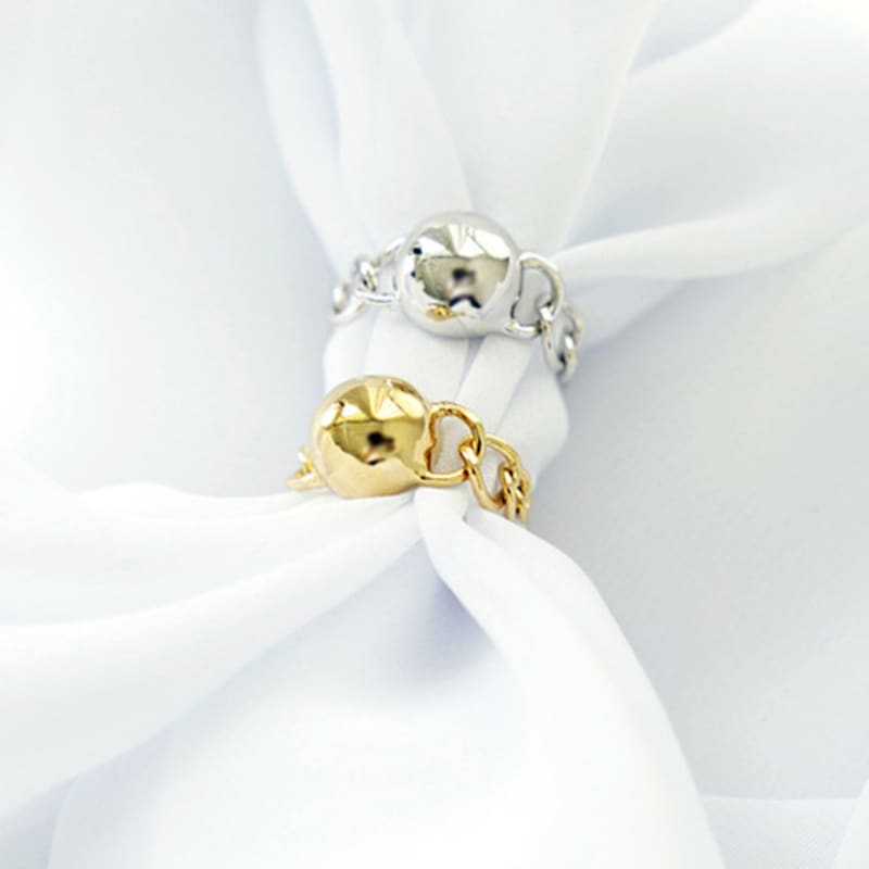 Finger Finger Ball Chain Ring