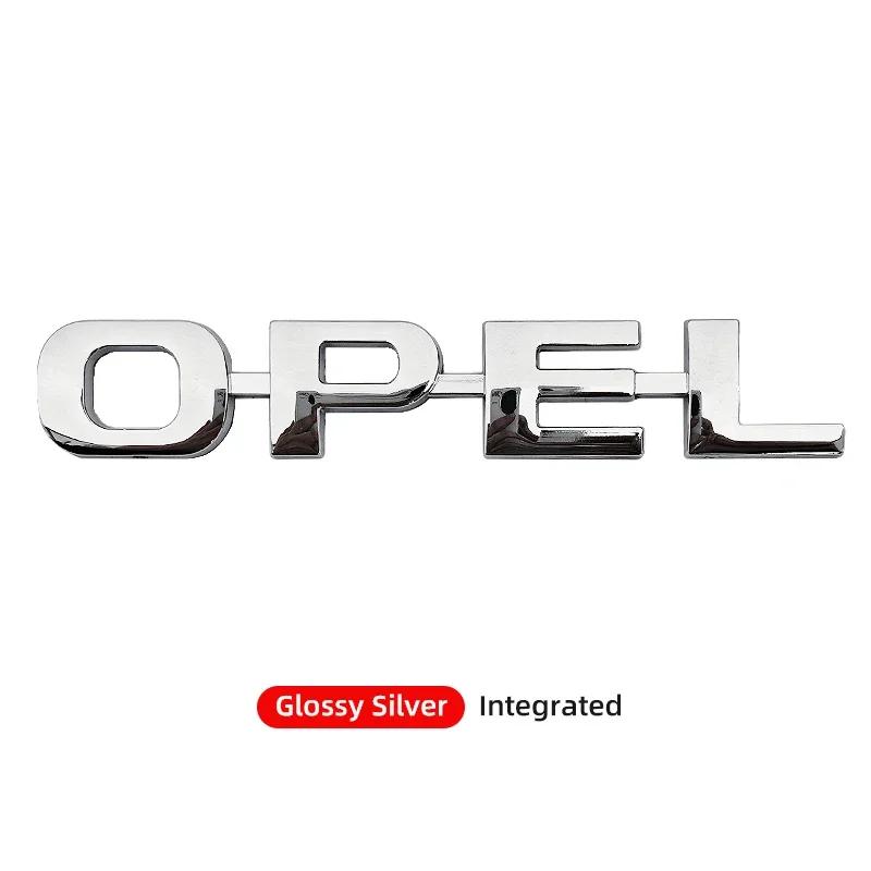 

3D letter ABS Car Rear Trunk Emblem Badge Accessories For Opel Insignia Astra J F Antara Meriva Zafira H G Corsa Vectra OPC