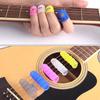 10~40pcs Guitar Fingertip Set Strings Instrument Guitar Protector Finger Thumb Hoder Silicone Fingertip Caps for Beginner TMZ
