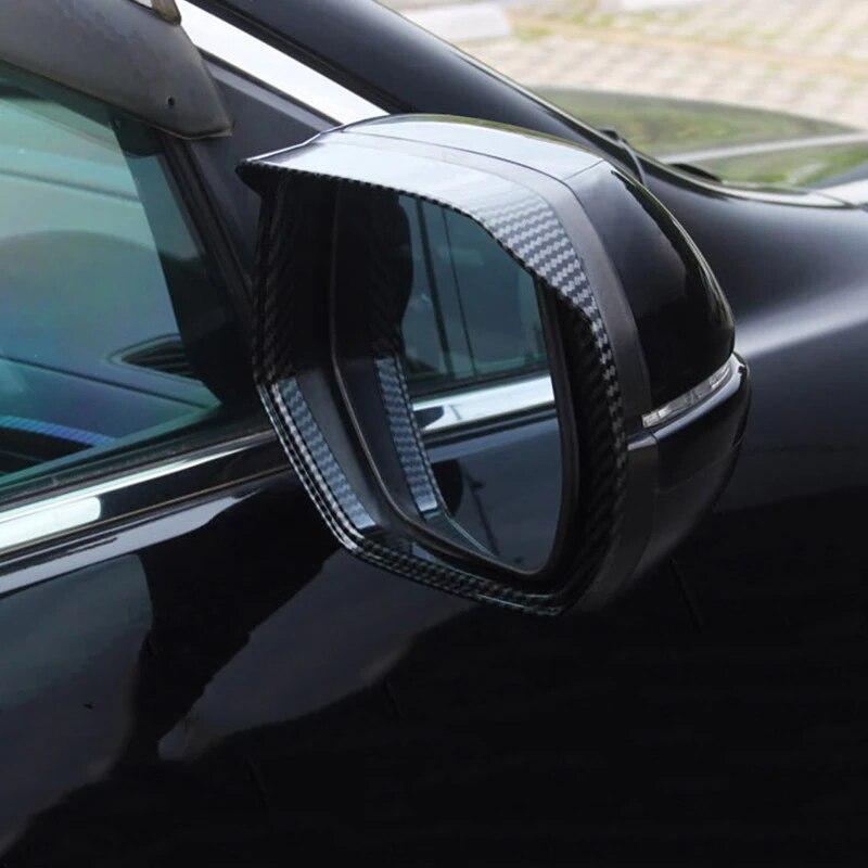 ABS Rearview Mirror Rain Eyebrow Frame Rain Cover Trim Strip Changed To Decorative Accessories For Honda CRV 2017- 2022