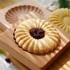 3D Wooden Cookie Cutter Moulds for DIY Baking, Engraved Embossed Biscuit Molds, for Gingerbread Fondant Christmas Gift Kitchen
