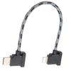 Right Angle Remote Controller Type C to for IOS Port Data Cable for DJI Mavic Air 2Mini 2