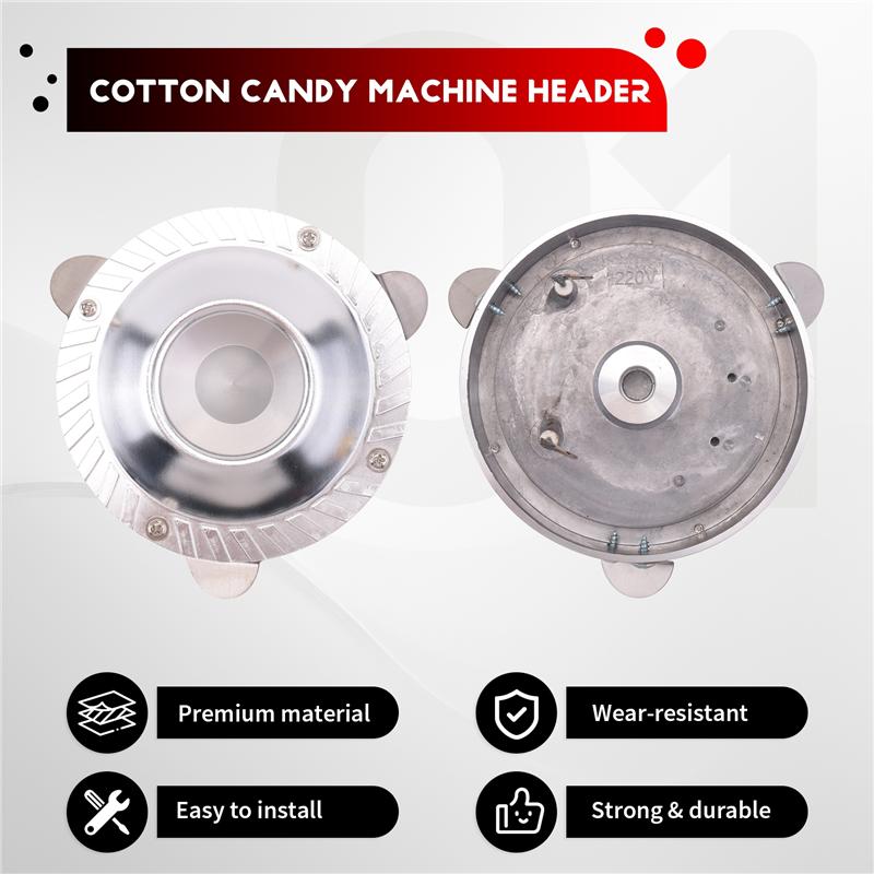 M-Modern-Sugar Header Candy Floss Cotton Candy Machine Boiler Candy Outlet Device Rotate Parts For Cotton Candy Maker