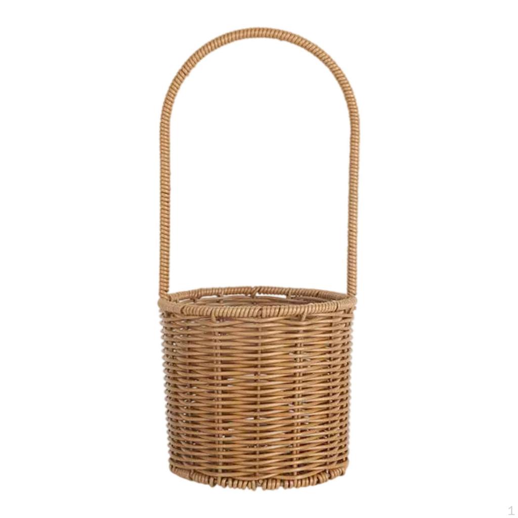 Blumendisplay-Korb mit Henkel für Geschenk- und Pflanzgefäßnutzung