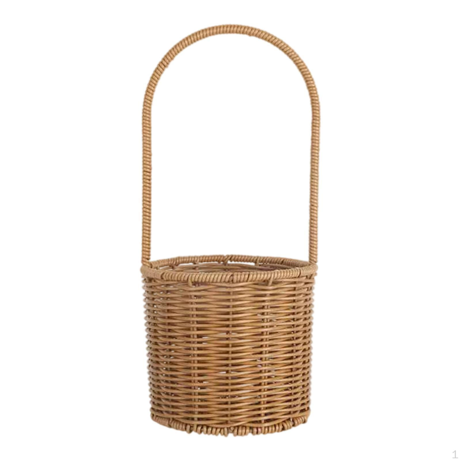 

Basket for Home Living Room and Yard 11x11x29cm