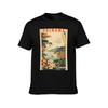 Retro Okinawa TShirt Trendy Print Short Sleeve TShirt