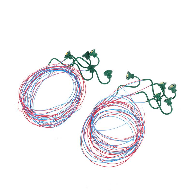 5Pcs Classic Wall Mount Lamps Street Lamp Model Making Railroad Model Park Lamps