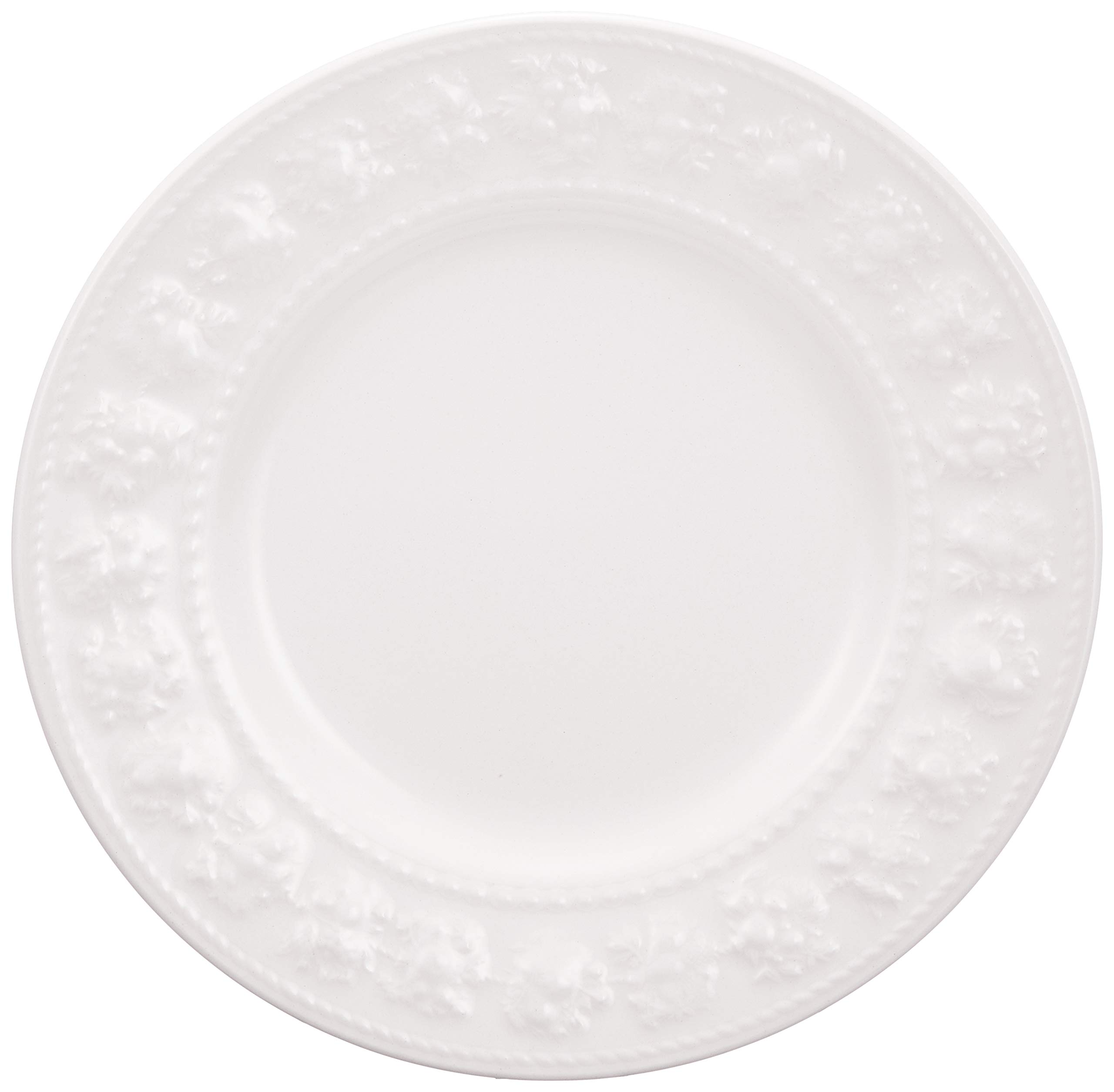 

[Officially Imported] Wedgwood Ceramic Festivity Plate, 21cm, Ivory, Wedding Gift, 58951101043