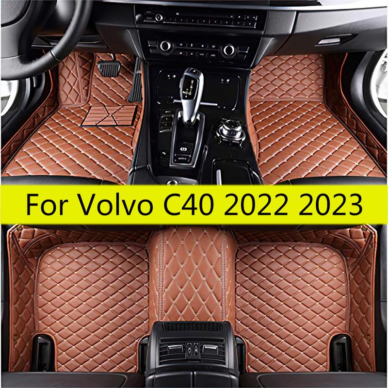 For Volvo C40   Car Floor Mats Auto Styling Interiors Accessories  Foot Rugs Carpets Products Part Pad Automobiles