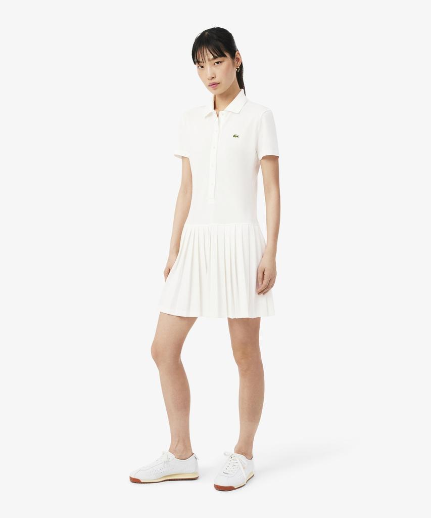 Lacoste Women'S Mini Pique Short Sleeve Polo Dress Ef8839-56G 70V