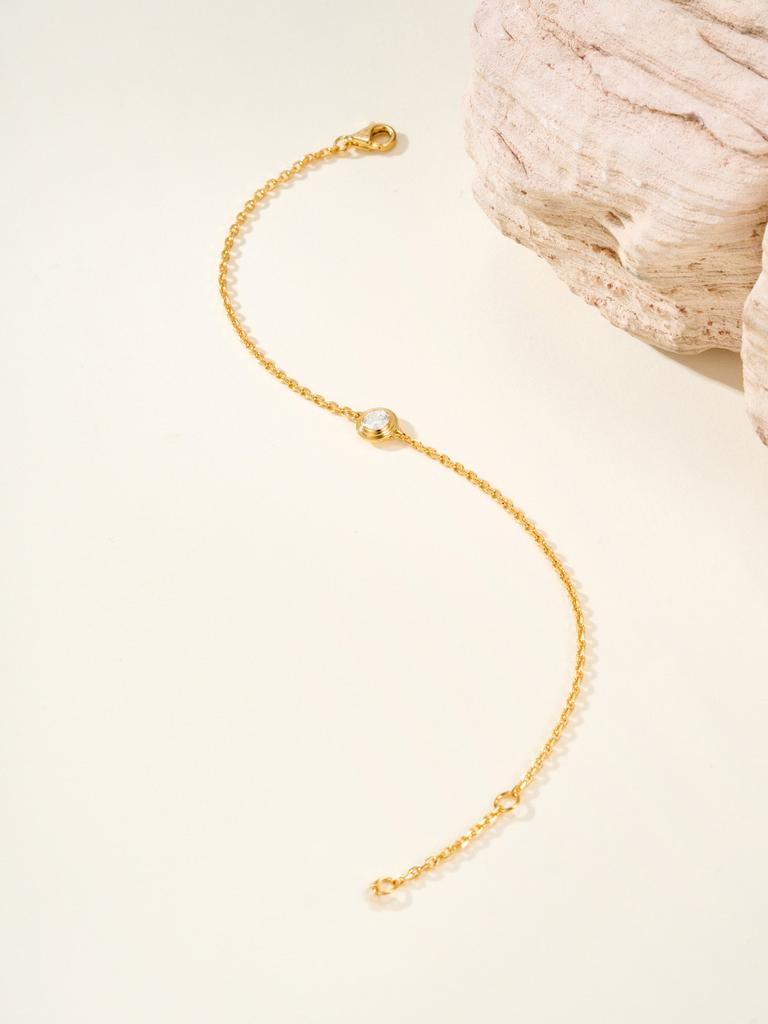 Little UFO Single Diamond Bracelet with Wilted Grid Pattern for Both Men and Women High Quality Daily Dressing Gift Daily Outfits