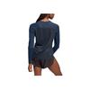 On Performance Lg-T DryTec™ Crew Neck Comfortable Lg Sleeve Women Tops Blue 1WE10320133