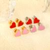 2026 European and American Love Earrings Women's Fashion Versatile Classic Niche Design Sense Pat Plug Earrings