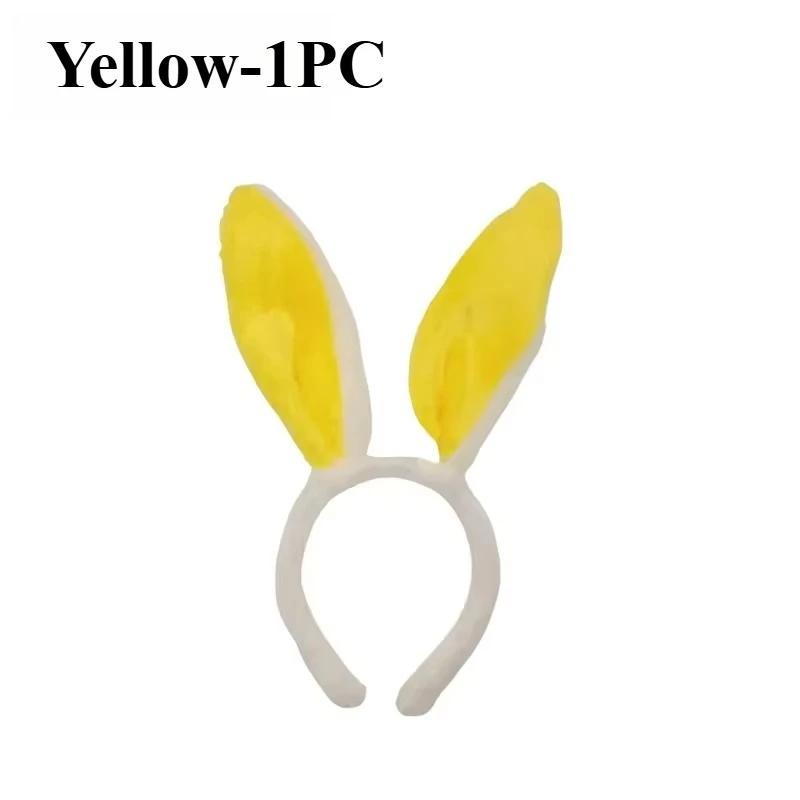 

Pink Rabbit Ear Headbands Cute Plush Bunny Ears Hairband Easter Decorat Costume Party Cosplay Hair Hoop Hair Accessories