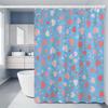 Colorful Heart Shower Curtains in the Bathroom Shower Curtains for the Home Bathroom Accessories Set Folding Partition Curtain