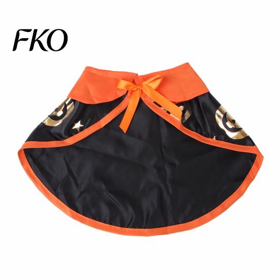Festive Pet Clothing 1 Set Halloween Costume, Cat Wizard Hat And Cape, Cute Pumpkin Costume Print Apparel for Small Dogs Cats Party Wear Adjustable