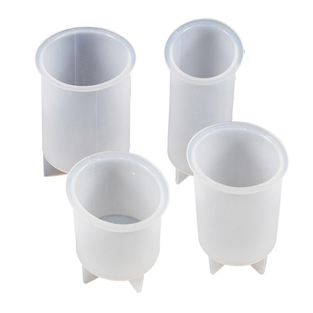 Supplies Silicone Handmade Cake Resin Molds Candle Mould Cylinder Candle Mold 3D Art Wax Mold