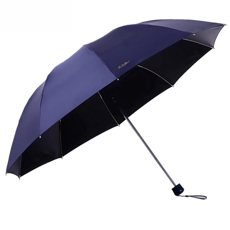 Large Folding Umbrella for Two or Three People with Sun Protection and Anti-UV Features