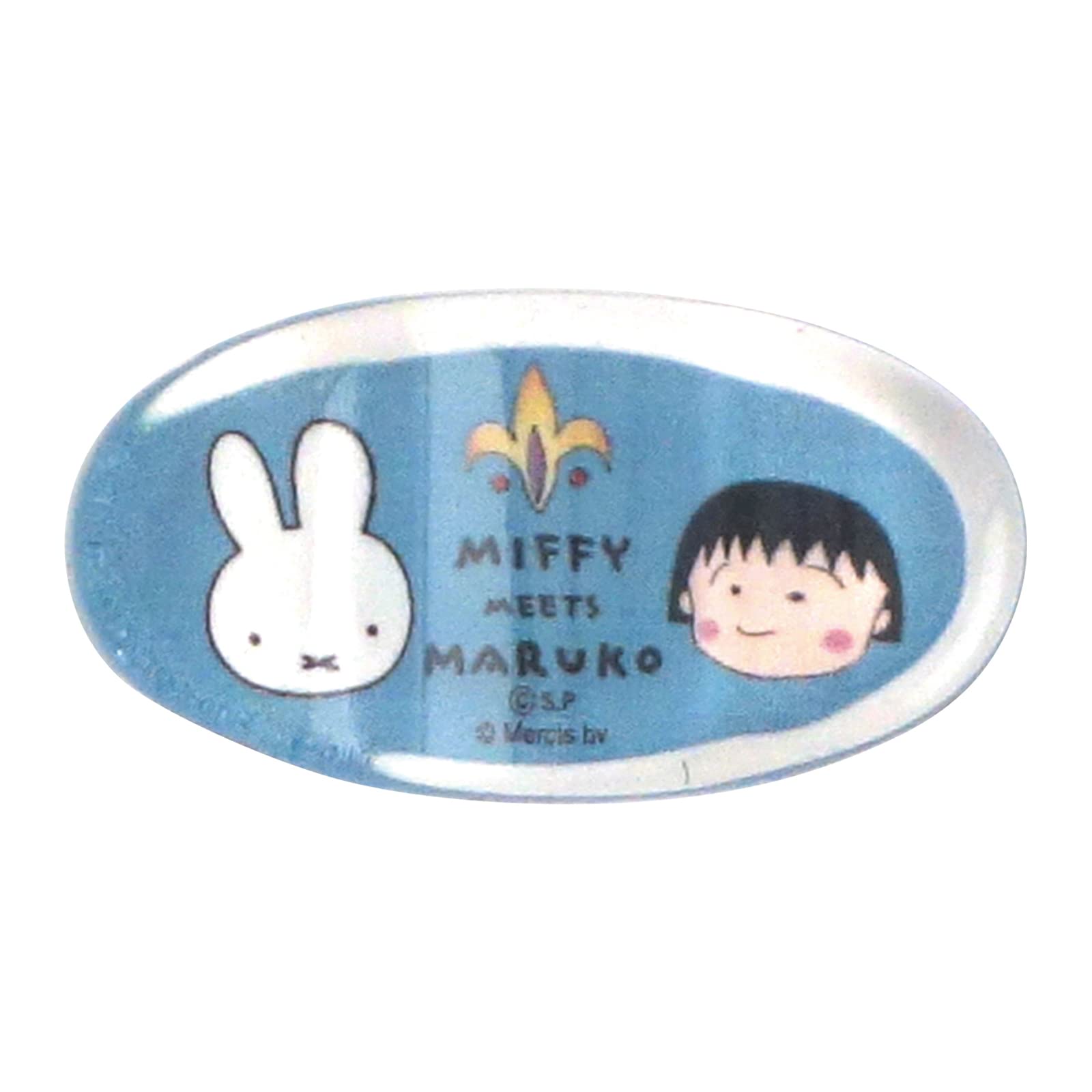 

Подставка для палочек Kaneshotouki Dick Bruna Clear x miffy meets maruko синего цвета, сделано в Японии 404558 Miffy Chibi Maruko-chan 4,5 2,5 см