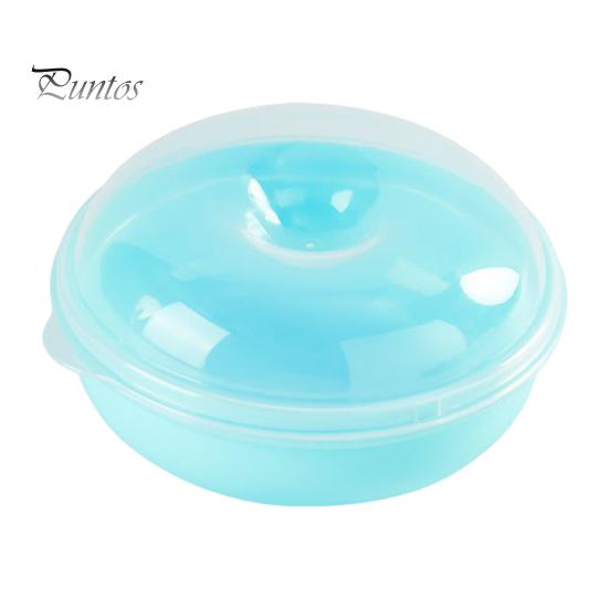 

Контейнер для бубликов, круглая коробка для сэндвичей, держатель для бубликов, коробка для хранения хлеба, контейнер для хранения бубликов для дома, кухни, чехол для переноски бубликов с герметичной крышкой синий