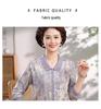 Elegant Spring Long-Sleeve Lapel T-Shirt for Stylish Middle-Aged Women