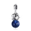 S925 Silver Ocean Theme DIY Heart Pendant Handmade Seahorse Dolphin Popular Necklace Charm