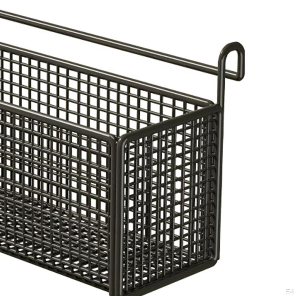 Bedside Hanging Storage Basket Beside Shelf Convenient Sturdy Easy to Install Organizer Rack for