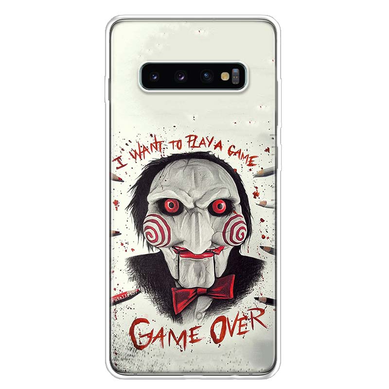 SAW The Jigsaw Killer Horror Film Phone Case Cover For Samsung Galaxy A12 A22 A32 A52 A72 A02S A51 A50S A31 A20S A10S Note 20 Ul