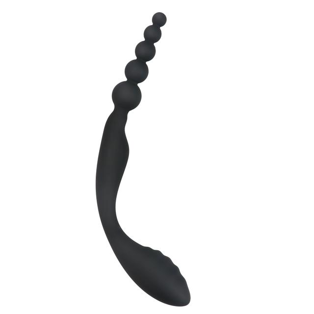 Silicone Backcourt Pull Bead Anal Plug Two Universal Masturbation Device