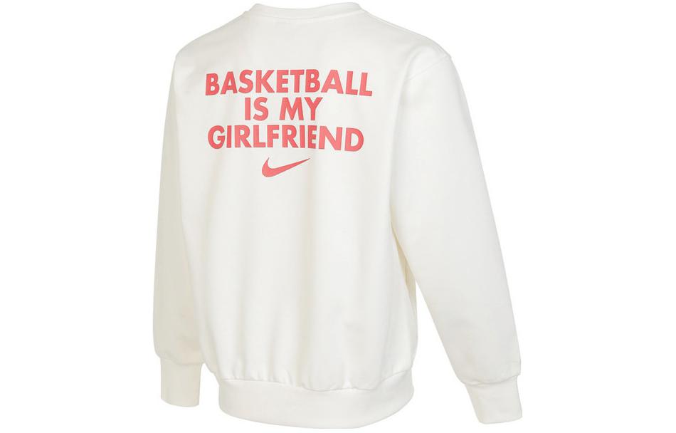 Nike Sweatshirts Men s White Crew Neck Moderate Other HF1115-100 L