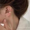 [Z]1 Pair Gold Silver Color C-Shaped No Piercing Ear Cuffs For Women Fashion Simple Ins Style Earrings Jewelry Accessories Gifts