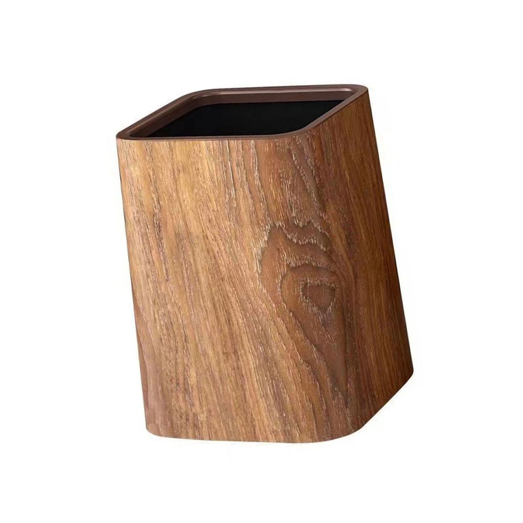 Mülleimer im Vintage-Stil mit Deckel für Büro- und Heimgebrauch, Retro-Design, Abfalleimer mit Geruchskontrolle