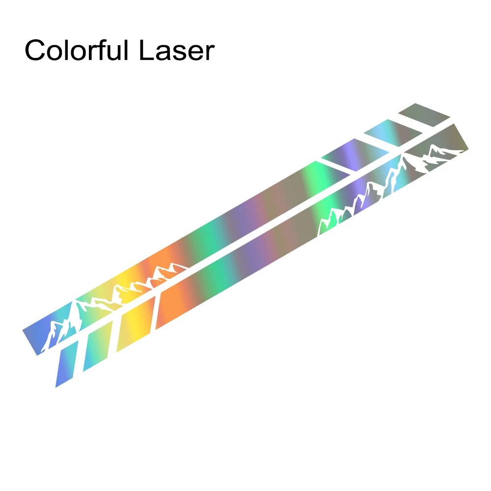 Mountains Styling Car Decals Car Side Skirt Stripe Stickers Auto Decoration Accessories For Volkswagen VW T4 T5 T6 Transporter