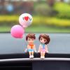 Adorable Kissing Couple Car Ornaments - Cute Interior Decorations for Cars