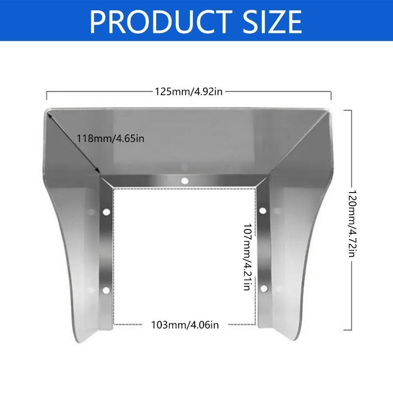 Rustproof Electrical Outlet Guard  Waterproof Protective Housing For Exterior Devices MaintenanceStainls Construction